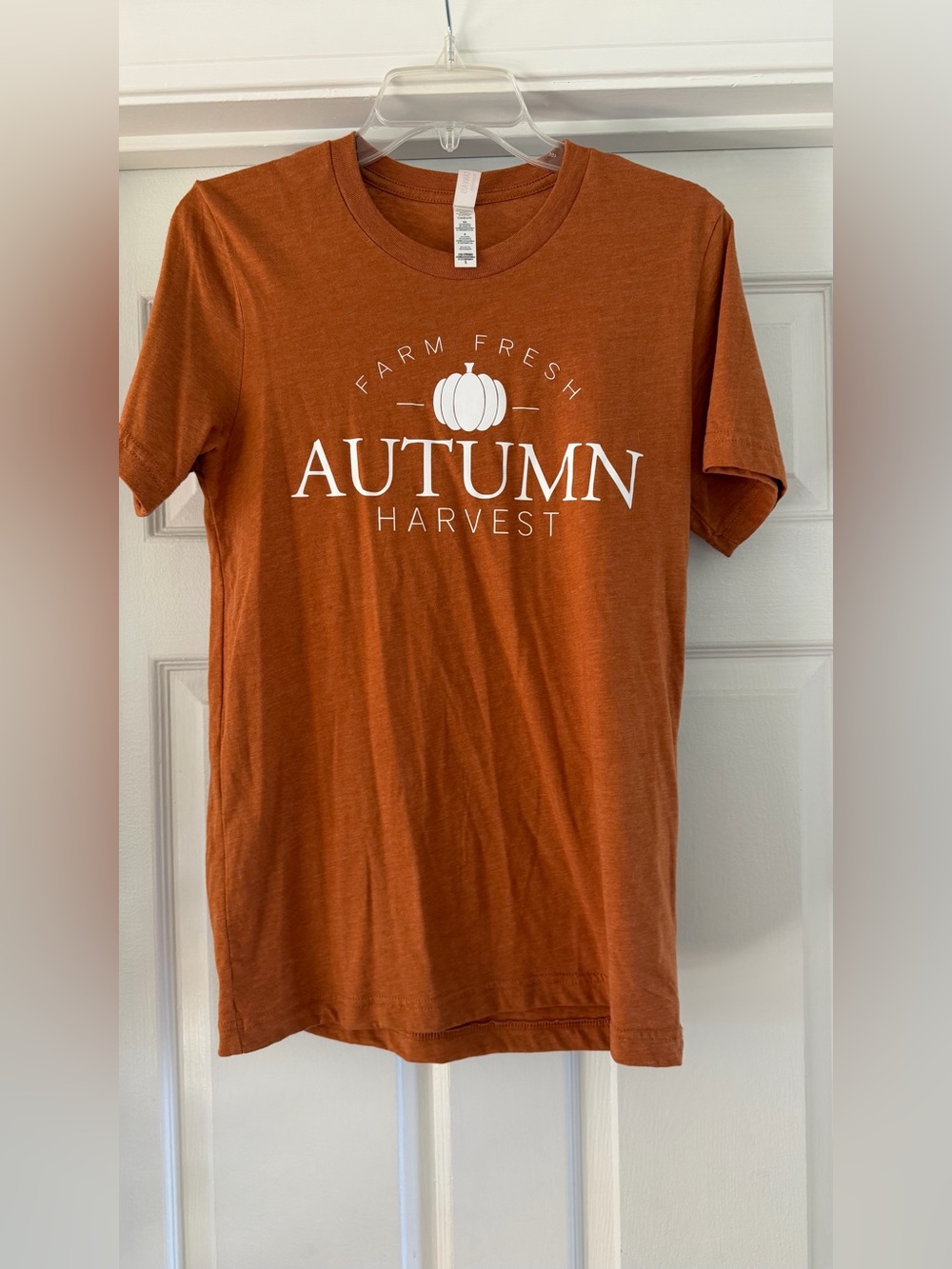 Bella Canvas Rust Orange 'Autumn Harvest' Graphic Tee